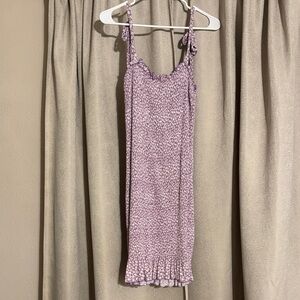 Chic Lavender Mini Dress
